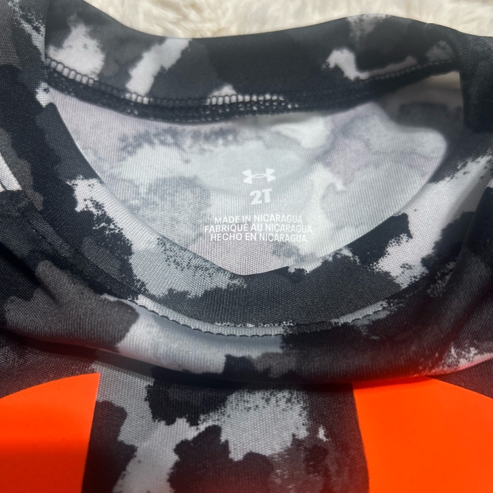 NWT Under Armour Boys Camo T-Shirt & Orange Shorts Matching Set | Size 2T - Picture 7 of 8
